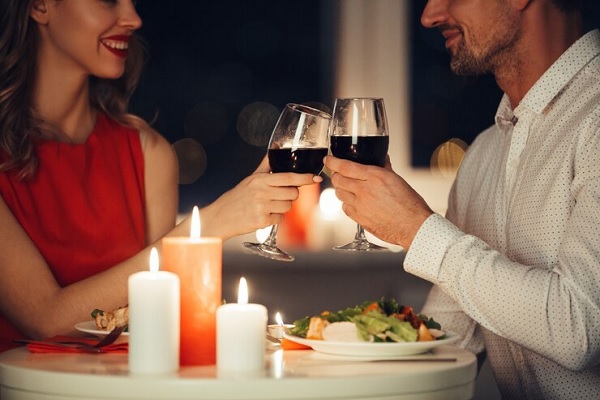 Cena romántica en Madrid