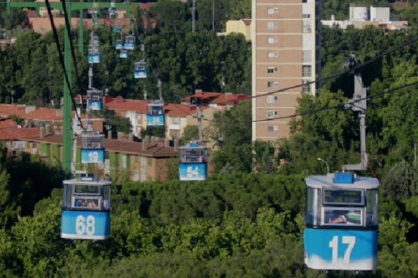 Teleférico en Madrid 