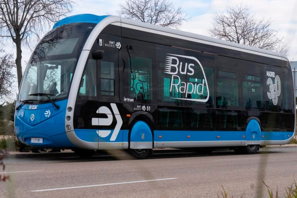 Líneas de buses rápidos en Madrid